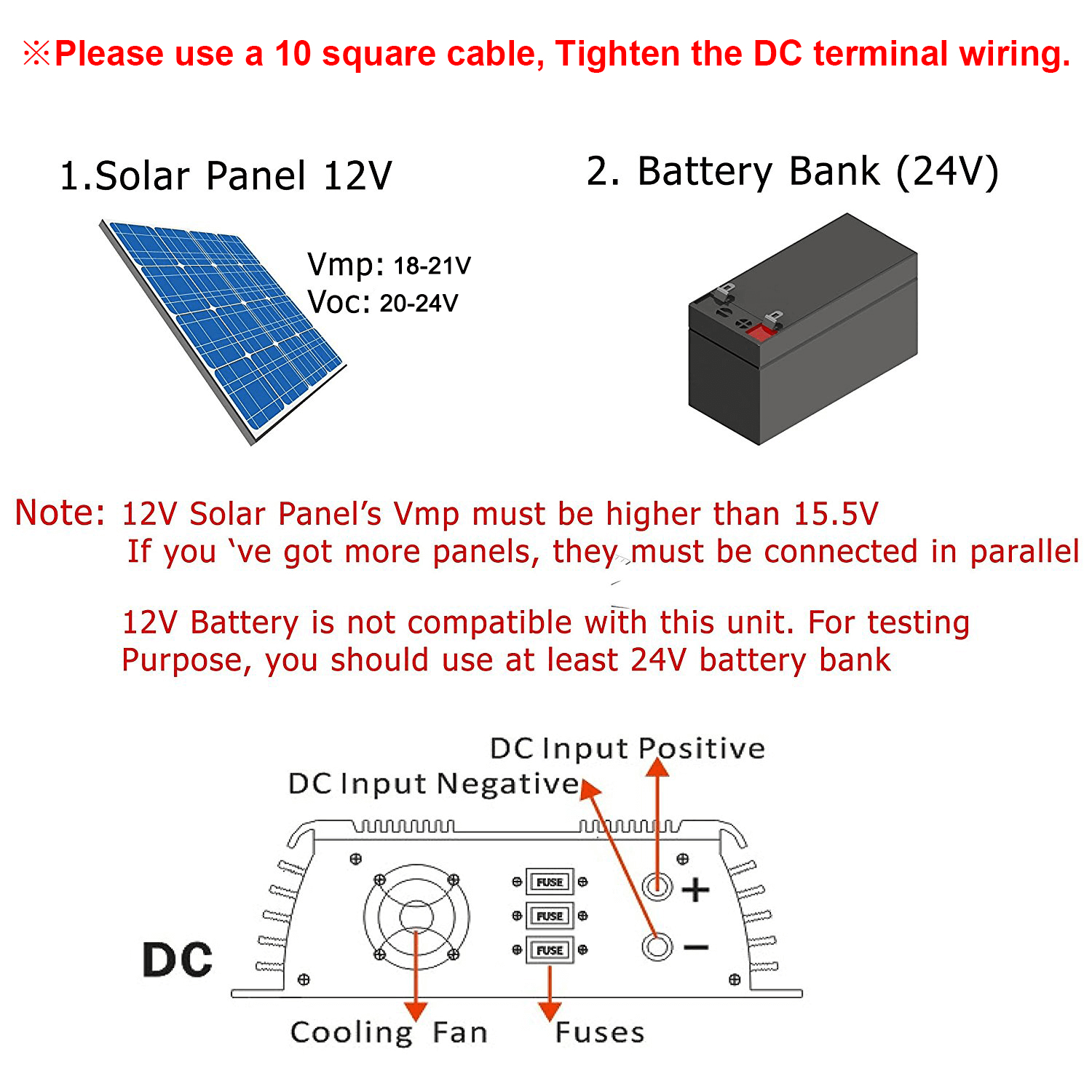 Y&H 1400W Grid Tie Inverter DC10.8-30VAC190-260V Stackable MPPT Invert ...